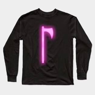 Spiritual Weapon (Pink Battleaxe) Long Sleeve T-Shirt